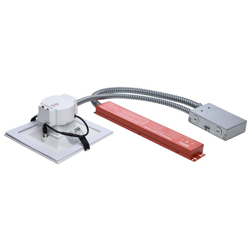 Satco 20.5W Field LED 6" Downlight/Square 120-347V, White