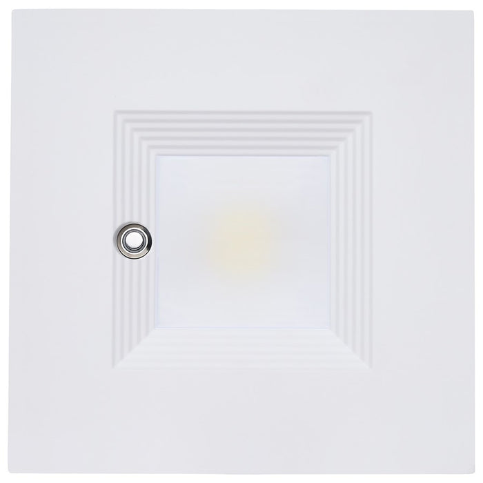 Satco 20.5W Field LED 6" Downlight/Square 120-347V, White