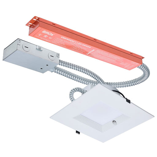 Satco 28W Field LED 8" Downlight/Square 120-347V, White - S21614