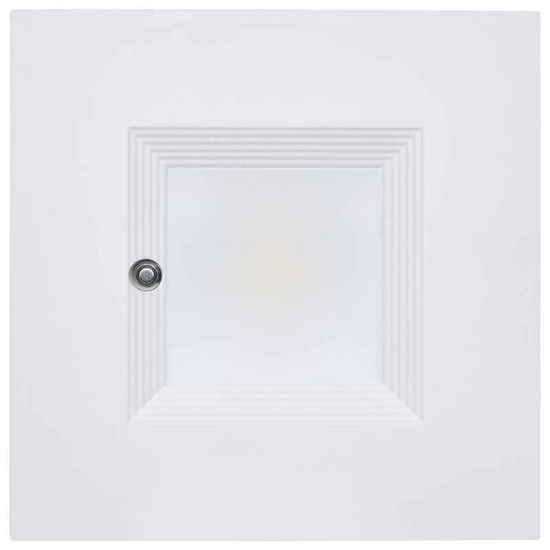 Satco 28W Field LED 8" Downlight/Square 120-347V, White