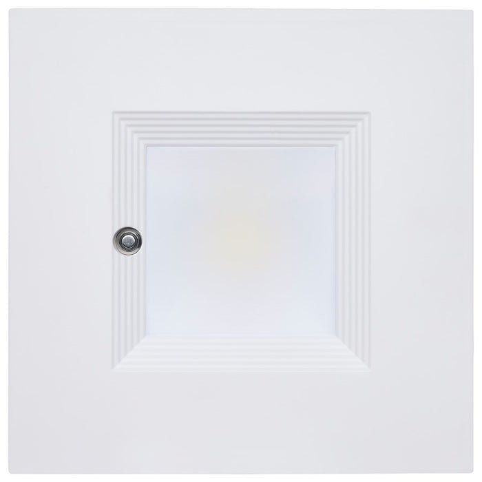Satco 28W Field LED 8" Downlight/Square 120-347V, White
