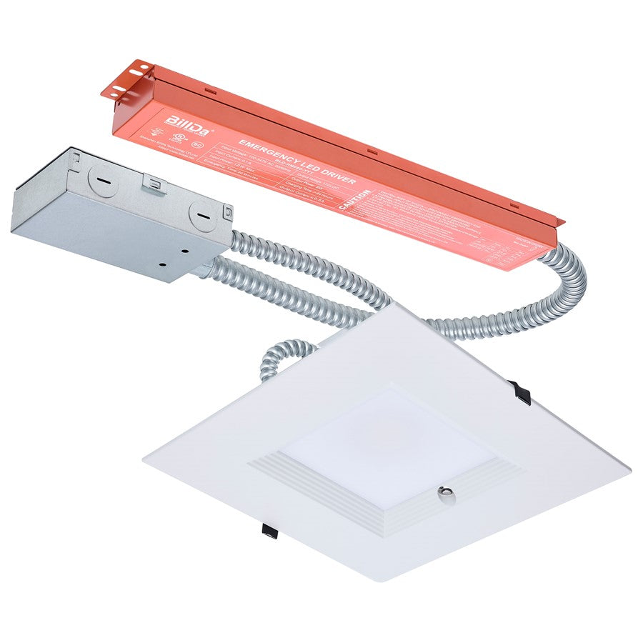 Satco 38W Field LED 10" Downlight/Square 120-277V, White - S21615