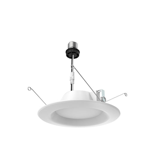Nuvo Lighting Satco 5-6in 9.8W LED Downlight Retrofit | Modern White Finish | Kitchen & Bathroom Recessed Light | 650 Lumens, 5000K | Model S29315
