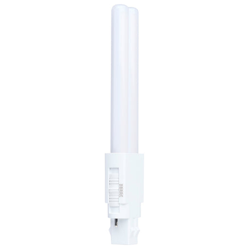 Nuvo 5W PLS LED 27K/3K/35K/4K/5K GX23 Base Omni Type A/B 120-277V, Wht