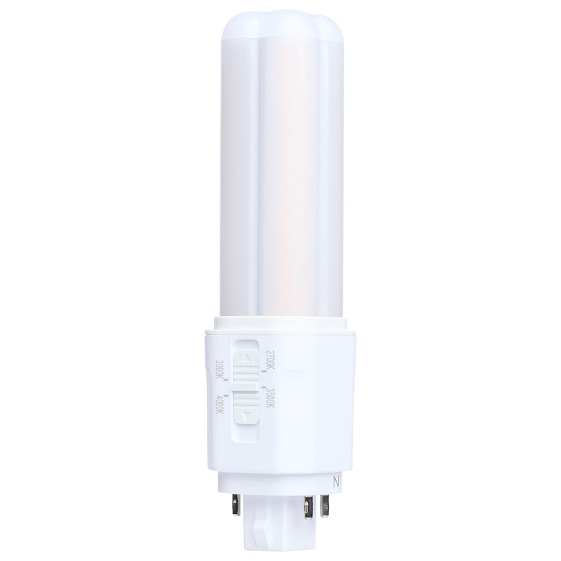 Nuvo Lighting S29884 7W LED PLC Lamp | G24q Base, 4-CCT Selectable, Type A/B | Commercial & Residential Retrofit | 900 Lumens, 50,000 | Model S29884