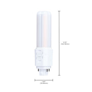 Nuvo Lighting S29884 7W LED PLC Lamp | G24q Base, 4-CCT Selectable, Type A/B | Commercial & Residential Retrofit | 900 Lumens, 50,000 | Model S29884