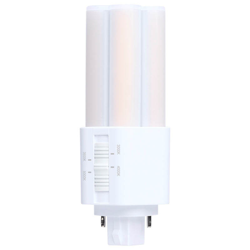 Nuvo Lighting S29885 7W LED PLT Lamp | GX24d Base, 4-CCT Selectable, Type B | Commercial & Residential Retrofit | 960 Lumens, 50,000 | Model S29885