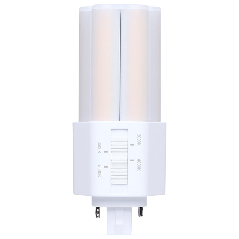 Nuvo Lighting S29885 7W LED PLT Lamp | GX24d Base, 4-CCT Selectable, Type B | Commercial & Residential Retrofit | 960 Lumens, 50,000 | Model S29885