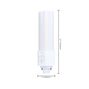 Nuvo Lighting S29888 17W PLT LED Bulb | GX24d Base Type B Ballast Bypass | Selectable 3000K-5000K CCT | 2500 Lumens, Non-Dimmable | Model S29888