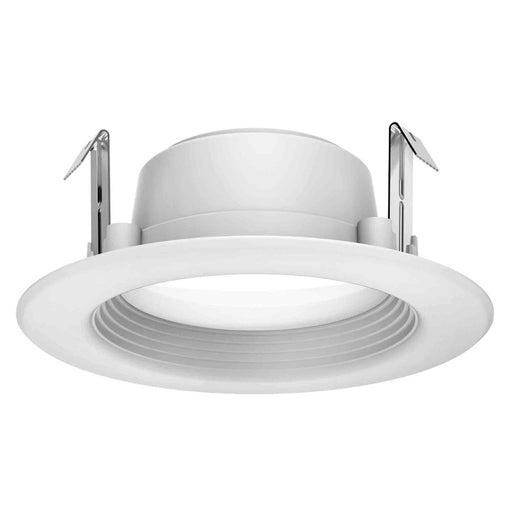 Nuvo Lighting Satco 4in 7W LED Downlight Retrofit | Modern White Finish | Kitchen & Bathroom Recessed Light | 600 Lumens 5000K Dimmable | Model S39716