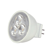 Nuvo Lighting Satco 3W LED MR11 4000K 25° Beam | Clear Glass GU4 Bi-Pin Bulb | Accent & Display Lighting | 210 Lumens, Dimmable, Damp Rated | Model S9282