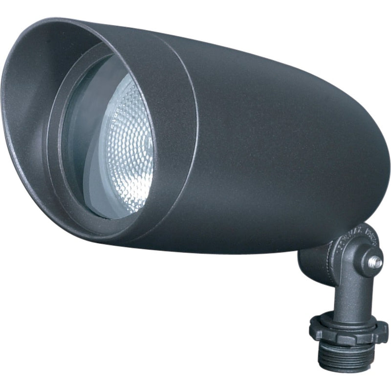 Nuvo SF76-646 1-Light 7in Landscape Flood Light | Traditional Dark Bronze | Garden & Pathway Accent | 6.25 x 2.75 in, Wet Rated | Model SF76-646