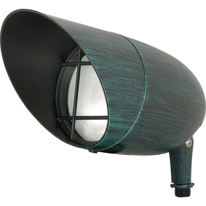 Nuvo Lighting PAR38 Landscape Fixture | Traditional Antique Verdi Finish | Outdoor Garden & Pathway Accent | 12.5 x 5.5 in, 1-Light 150W | Model SF76-658
