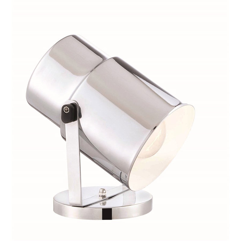 Nuvo Lighting SF77-397 1-Light Desk Lamp | Utility Polished Chrome | Home Office & Desk Task Light | 6.75 x 5.75 in | Model SF77-397