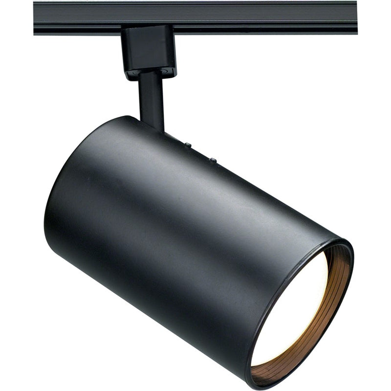 Nuvo Lighting TH203 1-Light R30 Track Head | Transitional Black Cylinder | Living Room & Hallway Accent | 4.5 x 7 in | Model TH203