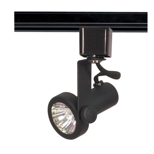 Nuvo Lighting TH322 1-Light Track Head | Transitional Black Gimbal Ring | Accent & Display Lighting | 2 x 2.25 in, 50W GU10 | Model TH322