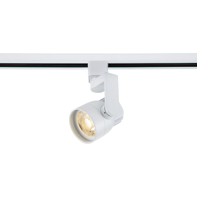 Nuvo Lighting TH421 12W LED Track Head | Contemporary White Angle Arm | Kitchen & Accent Lighting | 820 Lumens 3000K 90CRI Dimmable | Model TH421