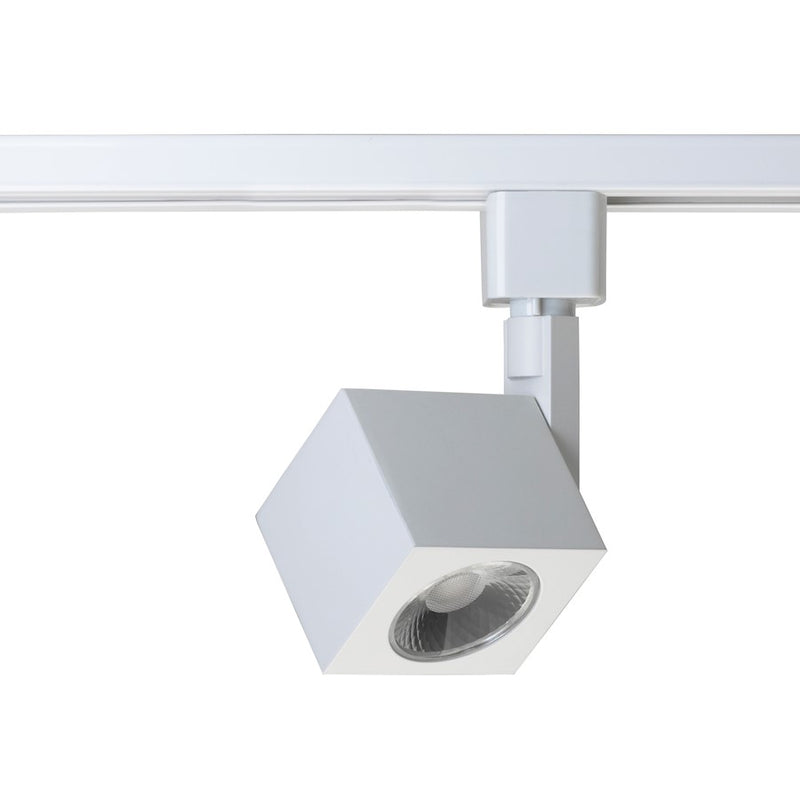 Nuvo Lighting TH461 1-Light LED Track Head | Contemporary White Finish | Accent & Display Lighting | 1020 Lumens, 3000K, 24° Beam | Model TH461