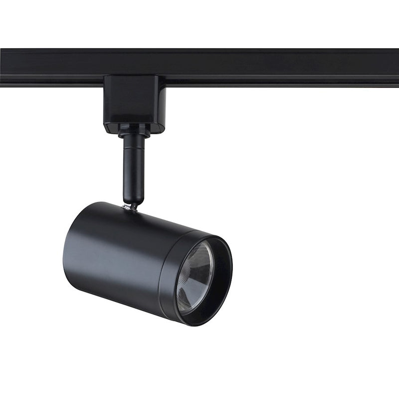 Nuvo Lighting TH472 1-Light LED Track Head | Contemporary Black Small Cylinder | Kitchen & Accent Lighting | 1020 Lumens 3000K 90 CRI | Model TH472