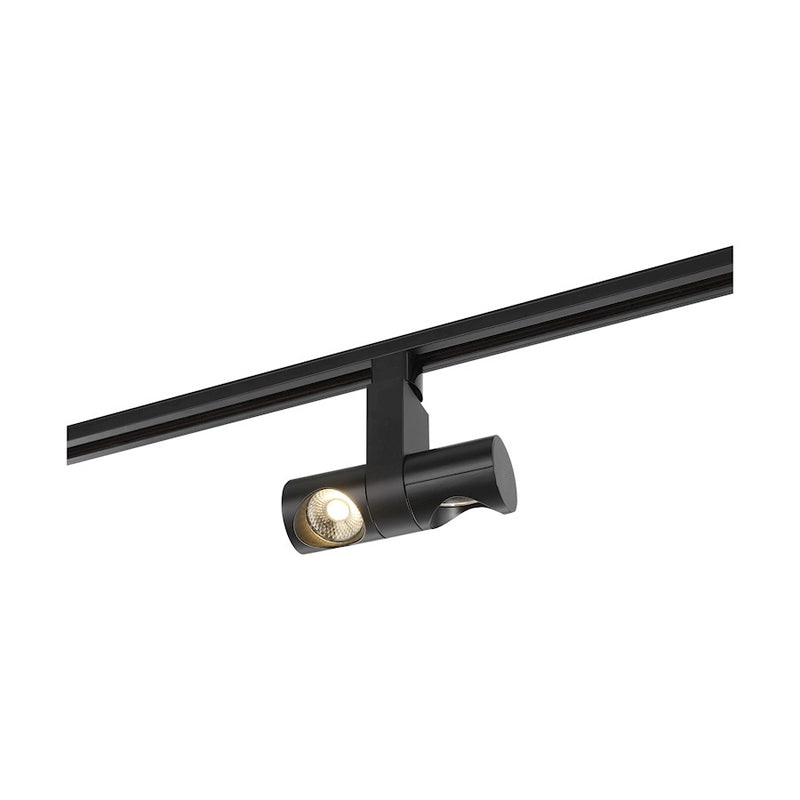 Nuvo Lighting TH481 24W LED Track Head | Modern Black Dual Pipe | Living Room & Retail Accent Lighting | 2040 Lumens, 3000K, 90 CRI, Dimmable | Model TH481