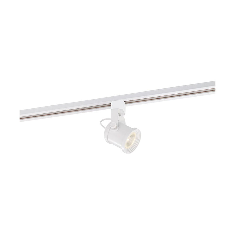 Nuvo Lighting Forged 1-Light Track Head | Modern White Finish | Living Room & Kitchen Accent | 1020 Lumens 3000K 90 CRI Dimmable | Model TH491
