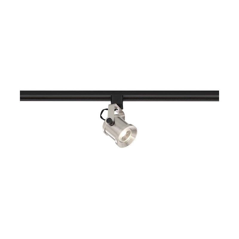 Nuvo Lighting Forged 12W LED Track Head | Modern Brushed Nickel | Living Room & Kitchen Accent | 1020 Lumens 3000K 90CRI Dimmable | Model TH493