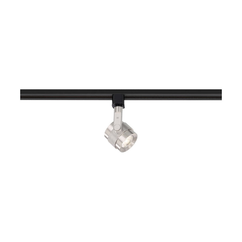 Nuvo Lighting Piston 12W LED Track Head | Modern Brushed Nickel | Living Room & Retail Accent | 1020 Lumens 3000K 90CRI Dimmable | Model TH498