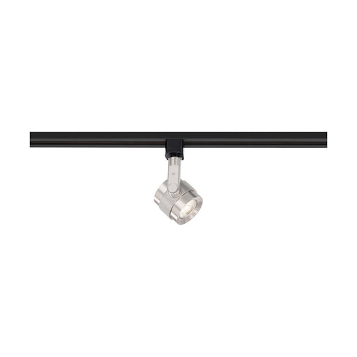 Nuvo Lighting Piston 12W LED Track Head | Modern Brushed Nickel | Living Room & Retail Accent | 1020 Lumens, 3000K, 36° Beam, Dimmable | Model TH499
