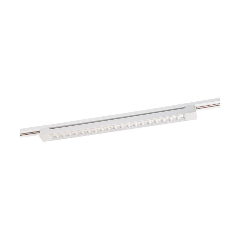 Nuvo Lighting TH502 24in 1-Light Track Light Bar | Modern White Finish | Kitchen & Living Room Accent | 1920 Lumens 3000K 90 CRI Dimmable | Model TH502