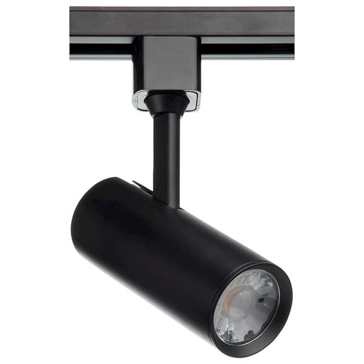 Nuvo Satco TH604 5in 1-Light LED Track Head | Transitional Black Textured Aluminum | Commercial Retail & Hospitality Accent | 600 Lumens 10W | Model TH604