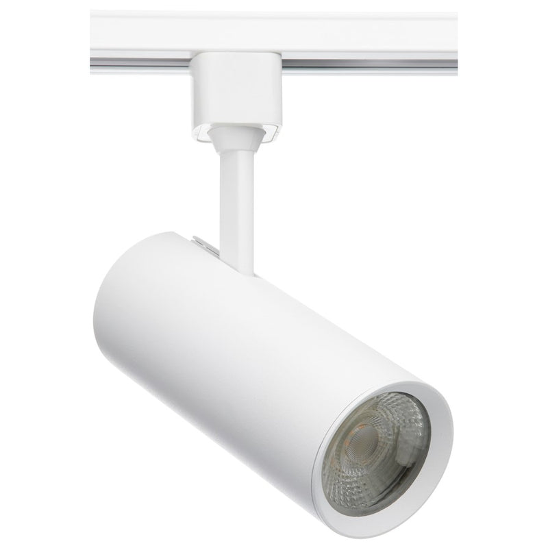 Nuvo Satco Pro Series 20W LED Track Head | Transitional White Cylinder | Commercial Retail & Hospitality Accent | 1200 Lumens 24° Beam | Model TH611