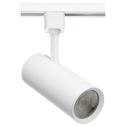 Nuvo Satco Shotgun Pro Series 20W LED Track Head | Transitional White Textured Aluminum | Commercial Retail & Hospitality Accent | 1200 | Model TH613