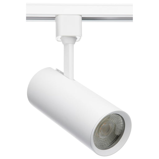 Nuvo Satco Shotgun Pro Series 20W LED Track Head | Transitional White Textured Aluminum | Commercial Retail & Hospitality Accent | 1200 | Model TH613