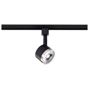Satco 12W 646 LED Track Head Round 3000K, Matte Black/Brushed Nickel - TH646