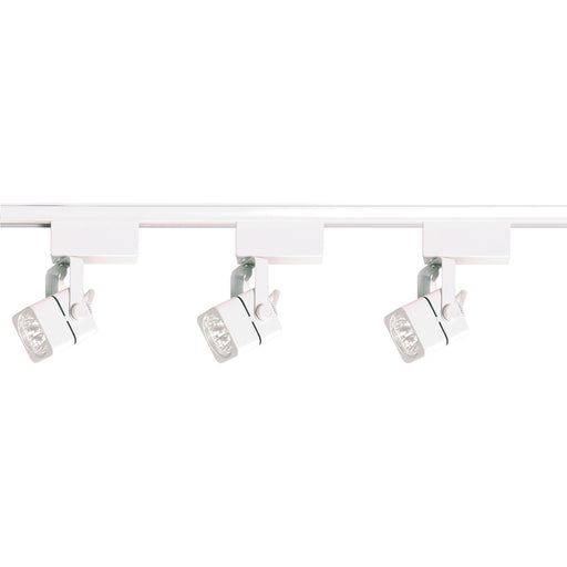 Nuvo Lighting TK310 3-Light Track Kit | Transitional White Low Voltage | Living Room & Kitchen Accent | 5.75 x 4.5 in | Model TK310