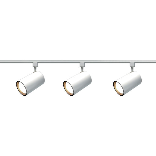 Nuvo Lighting 48in 3-Light Track Lighting Kit | White Transitional | Living Room & Kitchen Accent | 48 x 1.5 x 1.5 in | Model TK318