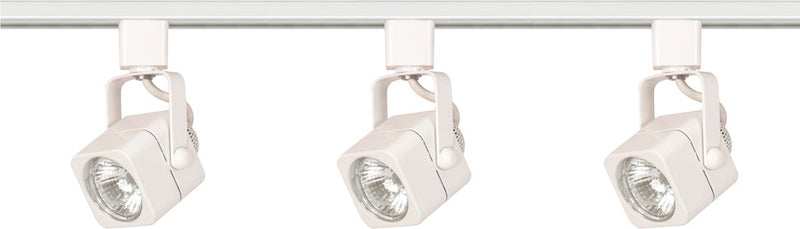 Nuvo Lighting TK345 24in 3-Light Track Kit | Transitional White | Living Room & Office | 24 x 1.5 x 1 in | Model TK345