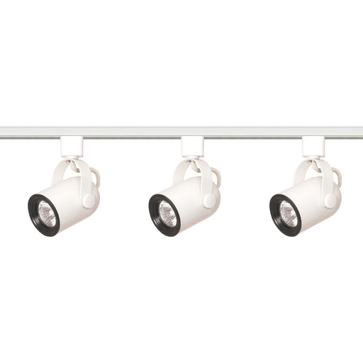 Nuvo Lighting TK348 3-Light Track Kit | Transitional White | Living Room & Kitchen Accent | 1.75 x 4 in, Line Voltage | Model TK348