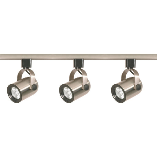 Nuvo TK354 3-Light Track Kit | Transitional Brushed Nickel | Kitchen & Living Room Accent | 1.75 x 4 in, Line Voltage | Model TK354