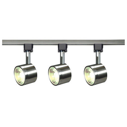 Nuvo Lighting 48in 12-Light LED Track Kit | Contemporary Brushed Nickel | Kitchen & Living Room | 2460 Lumens 3000K 90CRI Dimmable | Model TK407