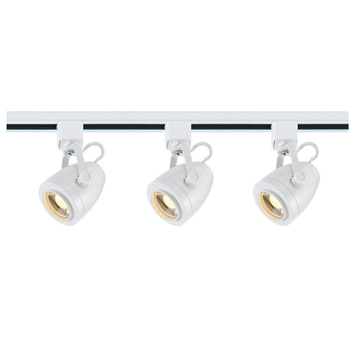Nuvo Lighting TK413 48in 36W LED Track Kit | Contemporary White Finish | Kitchen & Living Room Track Lighting | 48 x 3 x 3 in | Model TK413