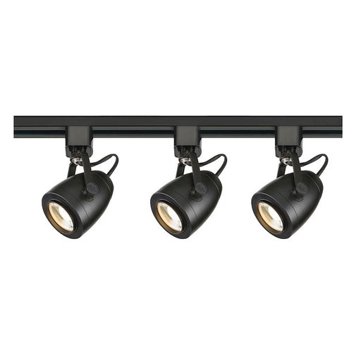 Nuvo Lighting TK414 48in 36W LED Track Kit | Contemporary Black Finish | Living Room & Kitchen Track Lighting | 48 x 3 x 3 in, 3000K 90CRI | Model TK414