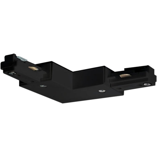 Nuvo Lighting L Connector | Transitional Black Track Lighting Accessory | Dry Location Connector | 1.5 x 7.25 in | Model TP147