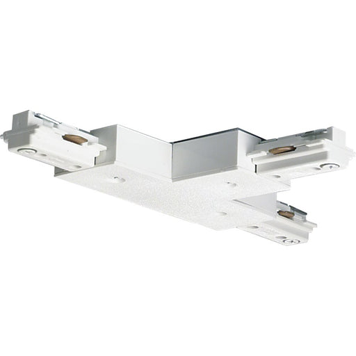 Nuvo Lighting T Connector White | Transitional Track Lighting Accessory | Dry Location Indoor Use | 1.25 x 0.5 in | Model TP148