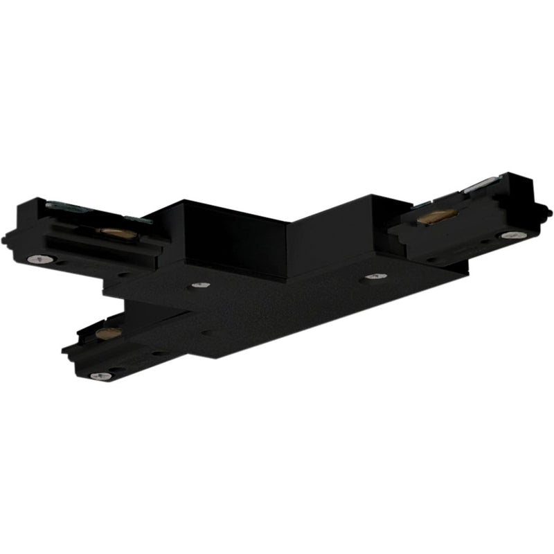 Nuvo Lighting T Connector Black | Transitional Track Light Accessory | Dry Location Connector | 1.25 x 0.5 in | Model TP149