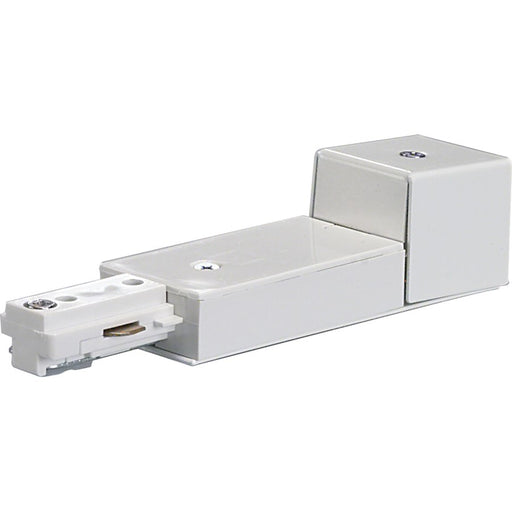Nuvo Lighting Conduit Live End | White Transitional Track Lighting Hardware | Dry Location Power Feed | 72in Extension | Model TP169