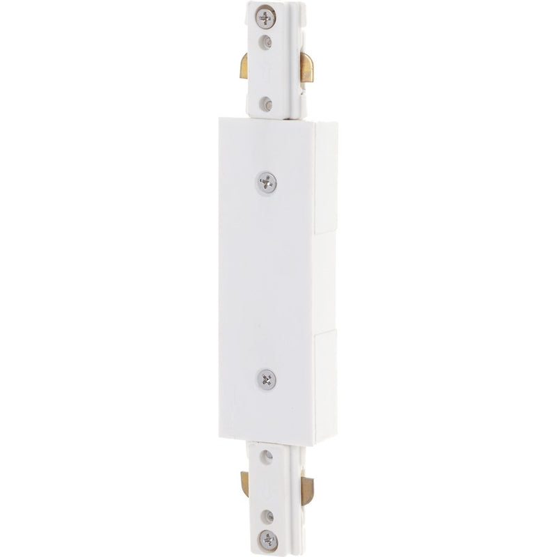 Nuvo Lighting Inline Feed 96in Track Lighting Connector | Transitional White | Kitchen & Hallway Power Feed | 96in L x 1.25in W x 0.5in H | Model TP171