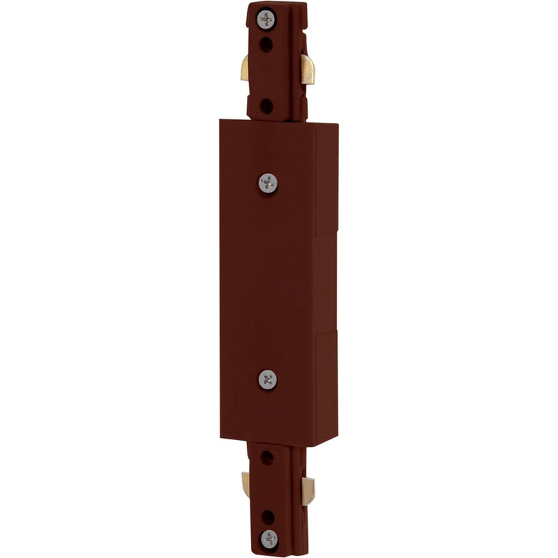 Nuvo Lighting Inline Feed 96in Track Lighting Accessory | Transitional Brown | Dry Location Indoor Use | 1.25 x 0.5 in | Model TP211