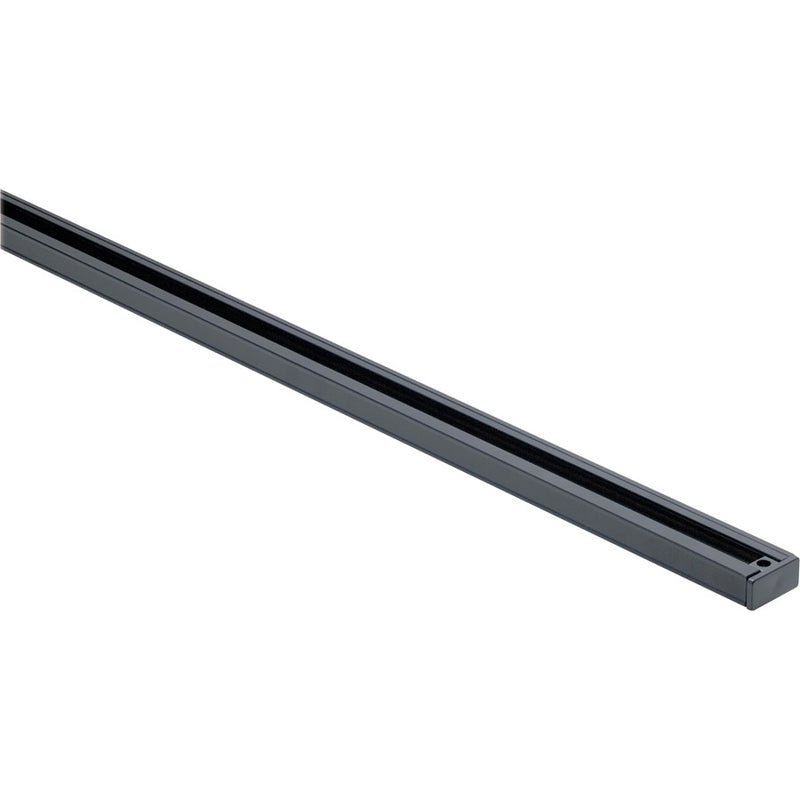 Nuvo Lighting 72in 1-Light Track Light | Transitional Black | Kitchen & Hallway Accent | 1.31 x 0.62 in | Model TR125