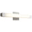 Oxygen Lighting Adelphi 14W 1 Light Sconce, Satin Nickel/White